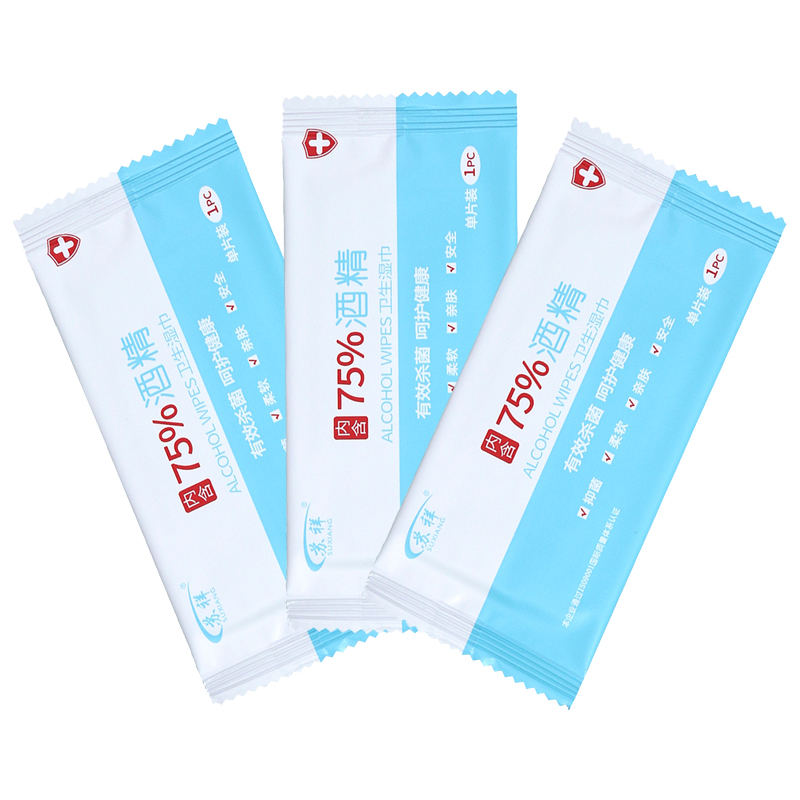 Tangan Sanitizing Taps Individual Pack Ethyl Alcohol Wipes