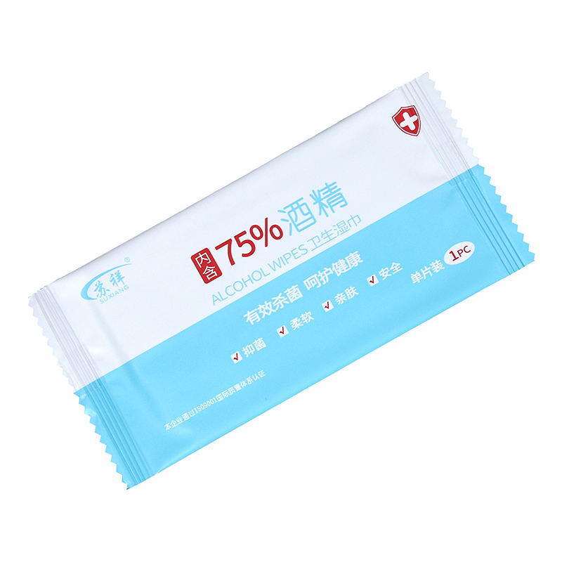 Tangan Sanitizing Taps Individual Pack Ethyl Alcohol Wipes